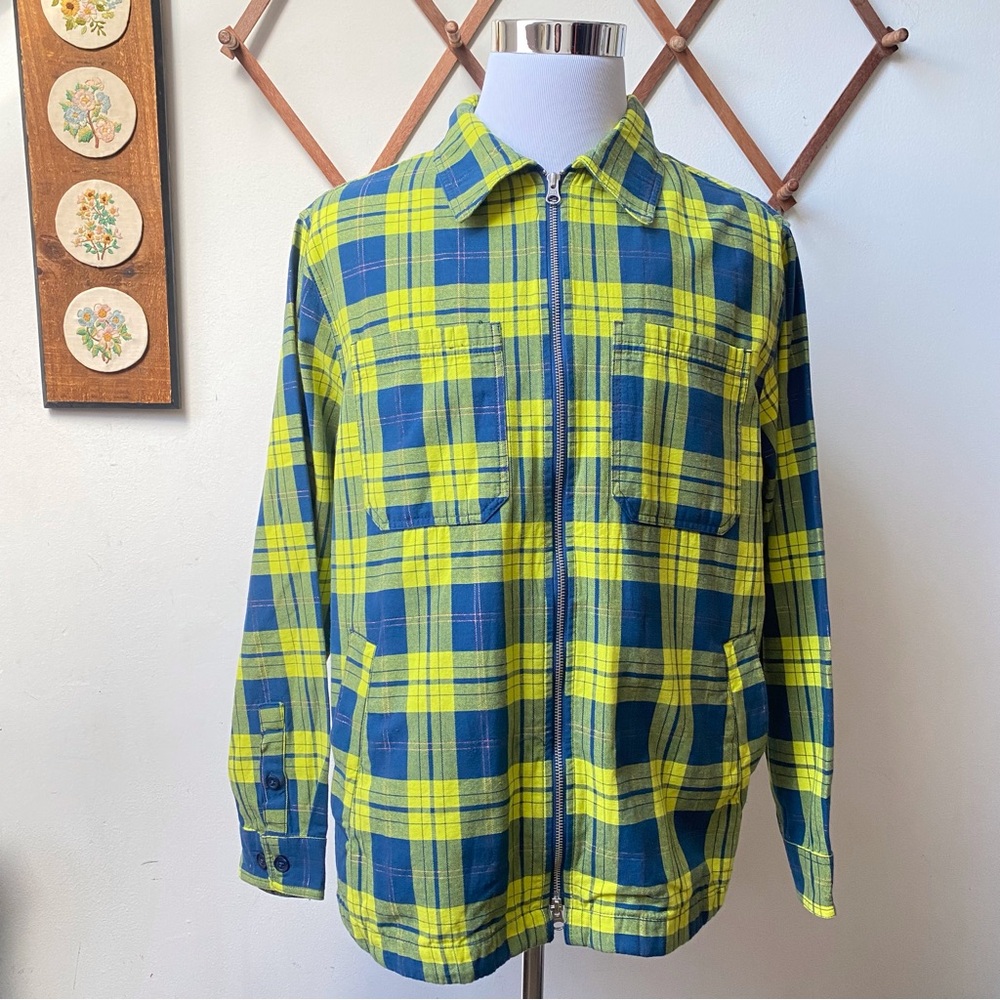 NWT Urban Outfitters Twill Shimmer Shirt Jacket